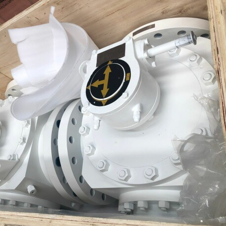 3-Way Trunnion Ball Valve, ASTM A350 LF2, A105, 12 x 10 Inch