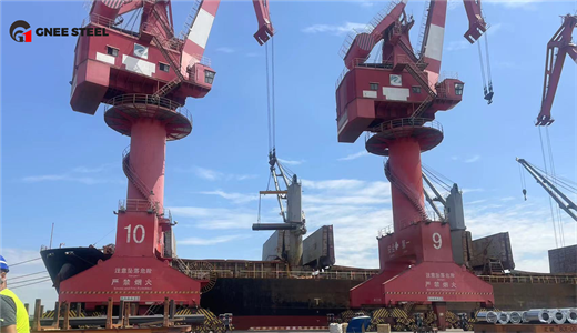GNEE Group 500 Tons Steel Pipe Order