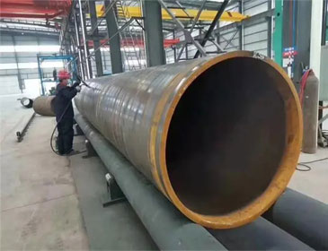 S355jr Carbon Steel SSAW Steel Pipe Pile