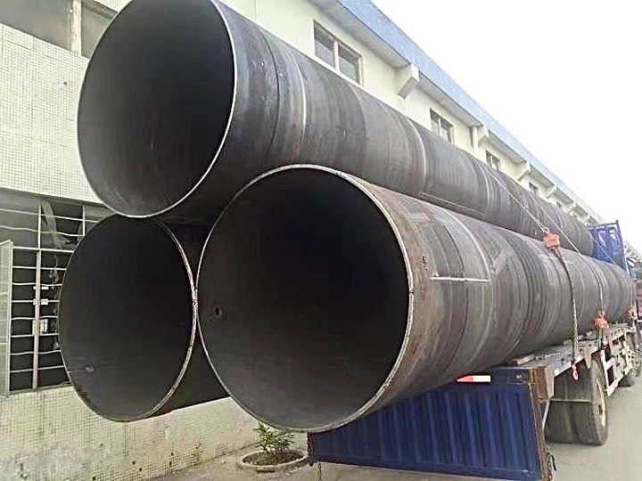 S355jr Carbon Steel SSAW Steel Pipe Pile