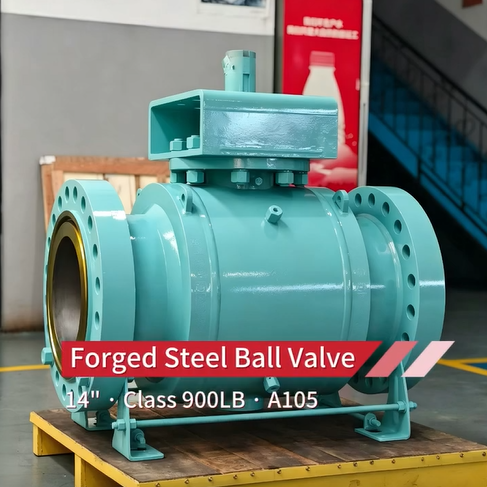 14 inch Class 900LB A105 Forged Steel Ball Valve